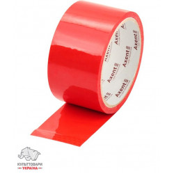 Стрічка клейка пакувальна червона 48х35мм 40мкм Axent 3044-06-A