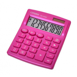 Калькулятор "Citizen" бух.м.10розр.SDC-810NRPKE - pink рожевий2живл./сонячн.ел+бат./25