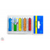 Закладки пластикові Стрілка 12х45мм 5 кольорів по 20арк  NEON Buromax BM.2304-98