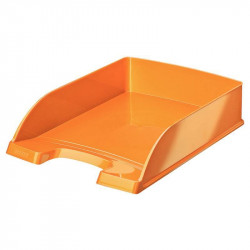 Лоток для бумаг горизонтальный Leitz WOW пластиковый оранжевый металлик Арт. 52263044