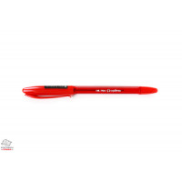 Ручка масляна червона 0,5 мм  Oil Pro  Optima O15616-03/12