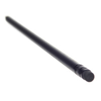 Олівець простий під лого загострений з гумкою з чорноі деревени 39172100 91721/ А-НІ