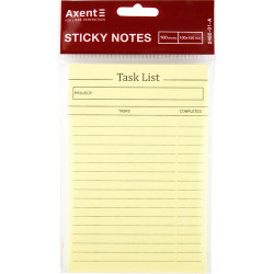 Блок бумаги с липким слоем Axent Task list 100x150 мм 100 листов (2480-01-A)