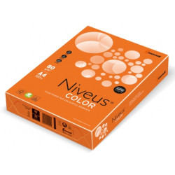 Бумага цветная офисная Mondi Niveus Color А4 80 г/м2 500 листов интенсив оранжевая (A4.80.NVI.OR43.500)