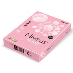 Бумага цветная офисная Mondi Niveus Color А4 80 г/м2 500 листов пастель розовая (A4.80.NVP.PI25.500)