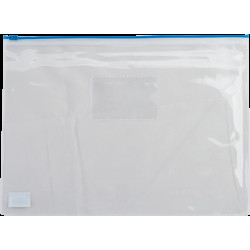 Папка на молнии A4 BuroMax zip-lock синий (BM.3946-02)