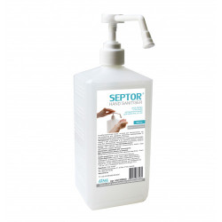 Средство жидкое гигиеническое антибактериальное для кожи рук и тела SEPTOR 950мл с распылителем АТМА (HS150950D)