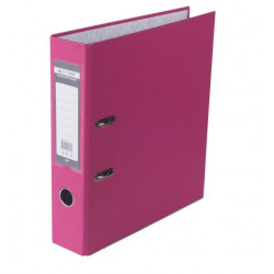 Папка-регистратор 7 см BuroMax А4 с односторонним покрытием цвет розовый (BM.3011-10c)