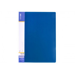 Папка-скоросшиватель Economix А4 Clip A Light пластиковая цвет синий (E31207-02)