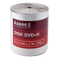Диск DVD+R 4,7GB/120min 16X Axent /100 штук/цена указана за 1 штуку/  (8107-a)