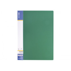 Папка с прижимом Economix Light А4 Clip B пластик зеленая (E31208 -04)