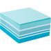 Бумага для заметок с клейким слоем Axent 75х75 мм 400 листов радуга пастель голубой (2327-70-А)