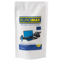 Запасной блок салфеток для экранов, мониторов и оптики BuroMax 100 штук (BM.0800-01)