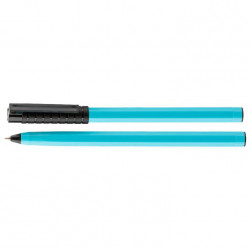 Ручка шариковая Optima HYPE 0, 7 мм корпус голубой пишет черным (O15686)