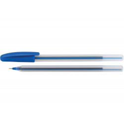 Ручка масляная Economix Line 0, 7 мм синяя одноразовая (E10196-02)
