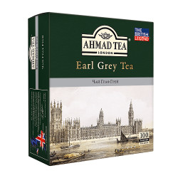 Чай Ahmad Tea Earl Grey черный мелколистовой 100 пакетиков по 2 г