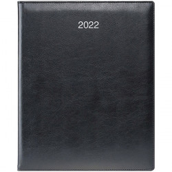 Еженедельник датированный А4 на 2022 Brunnen Бюро Soft черный (73-761 36902)