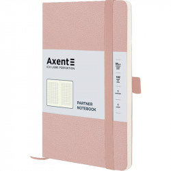 Записная книжка Axent Partner Soft Skin А5- 96 листов клетка 125х195 мм пудровая (8616-24-A)