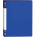 Папка 2 кольца Economix А4 ширина 3, 6 см пластик цвет синяя (E30701-02)