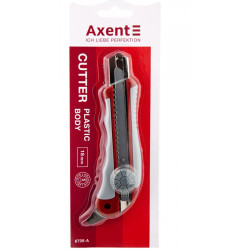 Нож канцелярский Axent 18 мм в пластиковом корпусе (6705-a)