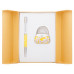Набор подарочный Langres Sense ручка шариковая + крючок д/ сумки желтый (LS.122031-08)