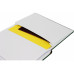 Деловая записная книжка Optima А5 EVERYTHING OK твердая обложка бумага резинка белый блок линия (O20812-42)