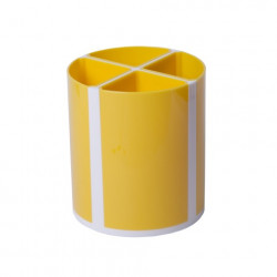 Подставка для ручек ZiBi KIDS Line Твистер пластик желтая (ZB.3003-08)