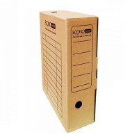 Папка-бокс для архивации Economix ширина 10 см гофрокартон коричневый (E32704-07)