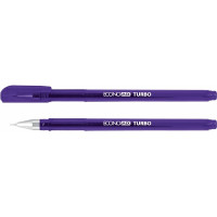 Ручка гель фиолетовая 0,5 мм Turbo Economix (E11911-12)