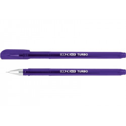 Ручка гель фиолетовая 0, 5 мм Turbo Economix (E11911-12)