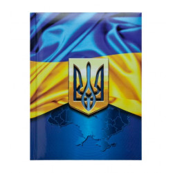Блокнот BuroMax UKRAINE А5 80 листов твердый переплет (BM.24582101-03)