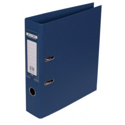 Папка-регистратор 7 см BuroMax А4 с двусторонним покрытием цвет темно-синий (BM.3001-03c)