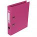 Папка-регистратор 5 см BuroMax А4 с двусторонним покрытием цвет розовый (BM.3002-10с)