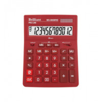 Калькулятор настольный 12 разрядный Brilliant 155х205х35 мм (BS-8888RD)