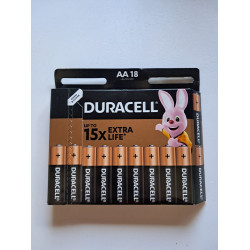 Батарейки УПАКОВКА 18шт Duracell LR06 MN1500 (АА)