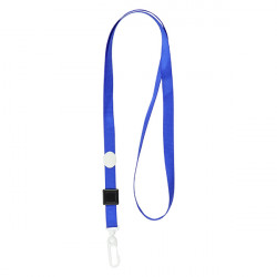Шнурок для бейджа Axent 48 см с пластиковым карабином синий Арт. 4531-02-A