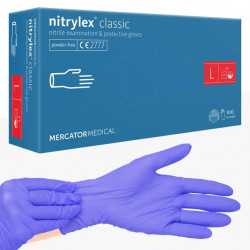 Нитриловые перчатки Nitrylex, плотность 3 г. 100 шт