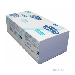 Полотенца бумажные Диво Бизнес V-сложение 2-х слойные 200 шт белые