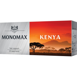 Чай чорний 25пак. "Мономах" Kenya