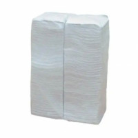 Серветки паперові 400шт 1-шар білі  БАРНІ 50656