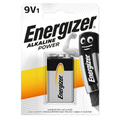 Елемент живлення Energizer 9V 6LR61 Alk Power 1шт (для тестера діамантів)
