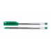 Ручка шарик. 0, 7мм зеленая корп.прозрач.  OPTIMA HYPE O15694