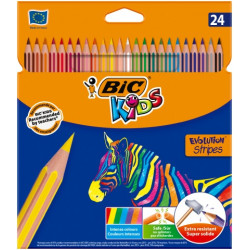 Карандаши 24 цвета BIC Evolution Stripes (bc950525)