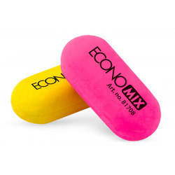 Ластик Economix для карандаша цветной (E81708)