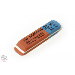 Гумка червоно-синя для олівця 8В-10Н та чорнил Blue Star Koh-I-Noor 6521/60