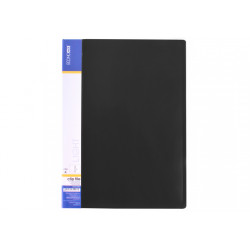 Папка-скоросшиватель Economix А4 Clip A Light пластик цвет черный (E31207-01)
