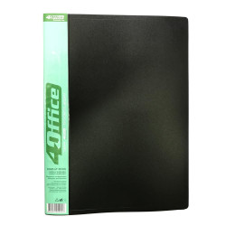 Дисплей-книга 60 файлов 4Office А4 пластиковая цвет ассорти Арт. РР 4-226 03060560