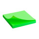 Бумага для заметок с клейким слоем Axent 75х75 мм 80 листов неоновый зеленый (2414-12-A)