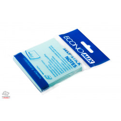 Бумага для заметок c клейким слоем Economix 75х75 мм 100 листов голубая Арт. E20932-11