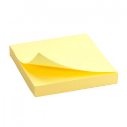 Блок бумаги с липким слоем Delta by Axent 75х75 мм 100 листов желтый Арт. D3314-01